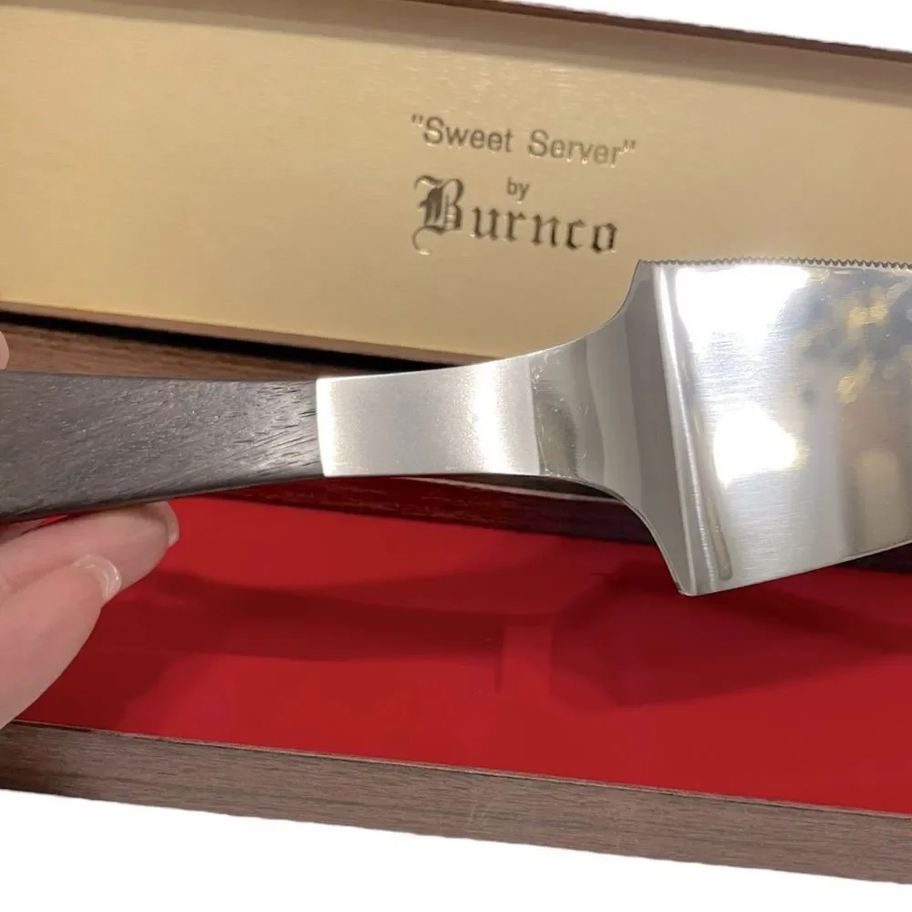 Burnco Vintage Stainless Steel Cake/Pie Server
